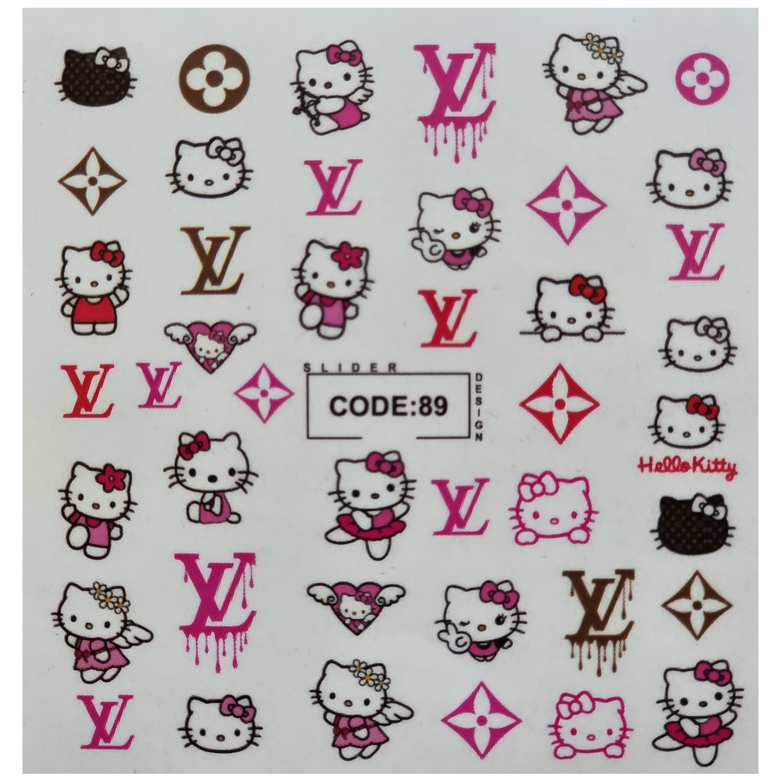 لنز ناخن مدل code89